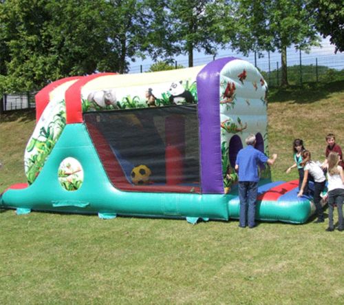 Jungle Fun Run, Mini Obstacle Course Including a Slide Hire